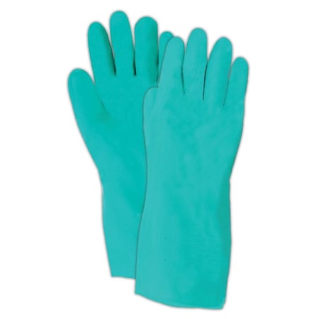 Showa Chemical Resistant Gloves, Green, 8, 12 PK 730-08